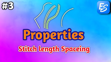 Run Triple run BackStitch And Stem Stitch Proprieties Wilcom embroidery studio e4