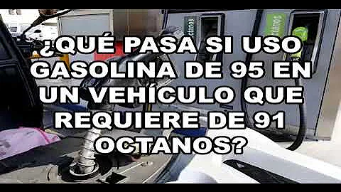 ¿Qué pasa si pones gasolina de 93 en un coche de 87?