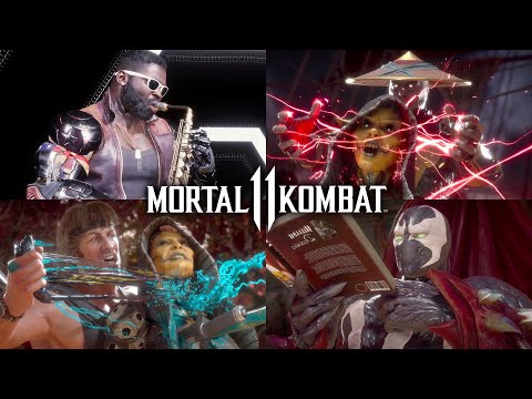 Mortal Kombat 11 All Fatalities Friendships 4K 60FPS