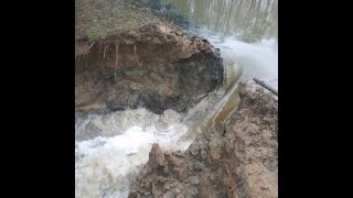 Earthen Dam Breached