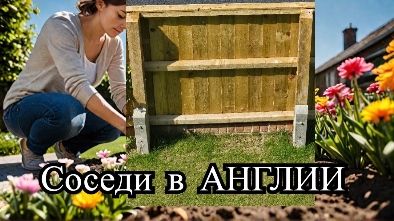АНГЛИЙСКИЕ СОСЕДИ.  АНГЛИЙСКИЙ  ДИЗАЙН САДА.  ЛАЙФХАК ОТ ДРУГА.