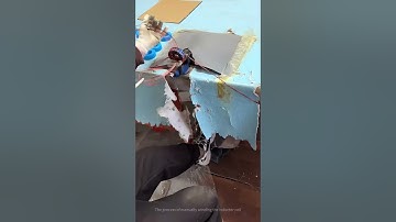 The process of manually winding the inductor coil