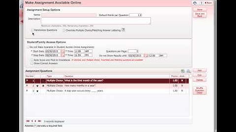 Skyward Online Assignments