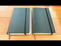 Moleskine daily planner comparaison entre couverture rigide et couverture souple