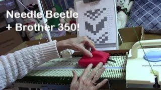 Beautiful Fair Isle with Brother 350 & Needle Beetle by Diana Sullivan