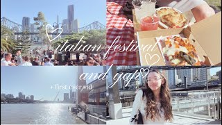 Italian Festival Day with me ୨ৎ + first ever video!