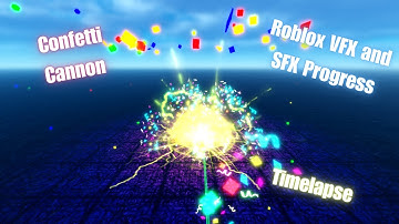 Confetti Explosion Roblox VFX and SFX Time Lapse