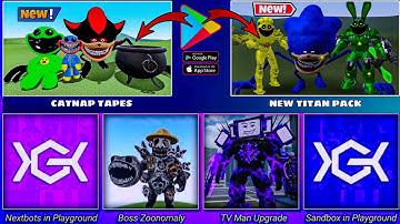 NEXTBOTS IN PLAYGROUND MOOD NEW UPDATE V 4.8.8 GAME PLAY|| #cameraman #garrysmod #skibiditoilet