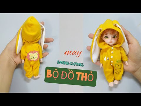 Video May bộ đồ thú cưng cho búp bê/ doll clothes/ búp bê mía - youtube