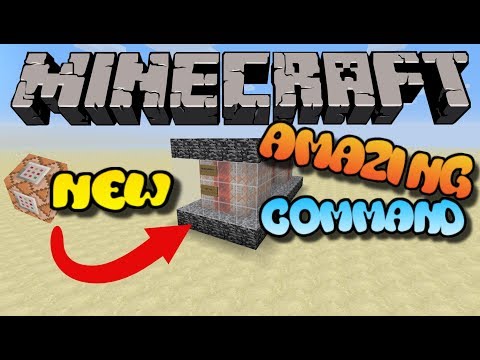Minecraft Command Block Creation Tutorial (Click Detection) MCPE/XBOX ONE/WINDOWS 10