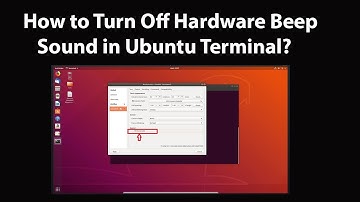 How to Turn Off Hardware Beep Sound in Ubuntu Terminal?