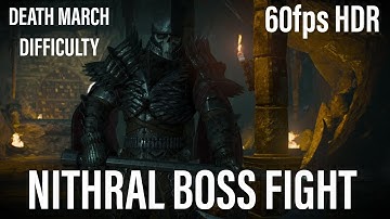 The Witcher 3 - Nithral Boss Fight | PS5 Death March Gameplay
