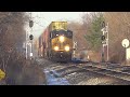 Watch a Train Approach From 3 1/2 Miles Away! + Big CSX Train w a DPU Alright! Big CSX Freight Train