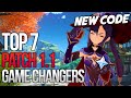 TOP 7 HIDDEN GAME CHANGERS! GENSHIN IMPACT PATCH 1.1 FREE PRIMOGEM NEW CODE