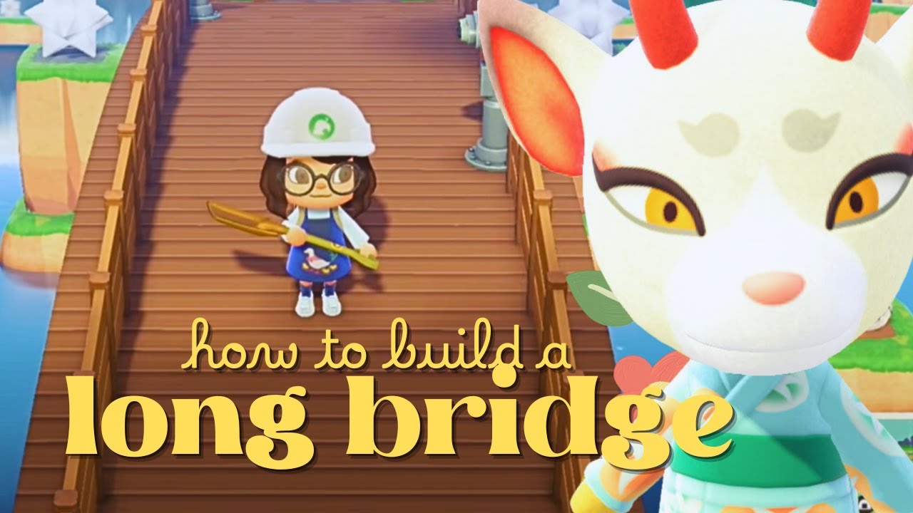 How to Make a Long Bridge in Animal Crossing New Horizons!