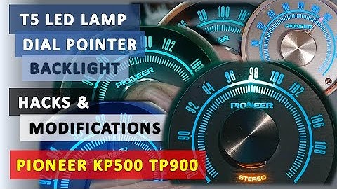 How to Install Dial Pointer Back light on the Dial Board of Pioneer TP900 or KP500