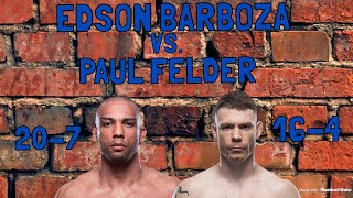 UFC 242 Simulation: Edson Barboza Vs. Paul Felder