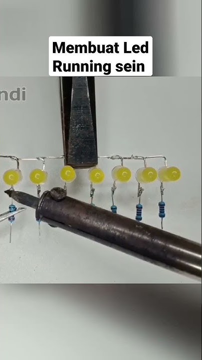 Cara membuat Led berjalan running sein #shorts - YouTube
