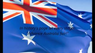 rig valgfri indre Australian National Anthem - "Advance Australia Fair" (EN) - YouTube