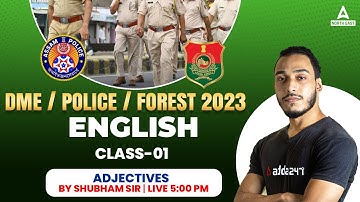 DME/Assam Police/Assam Forest English Class | DME English Questions & Answers | Adjectives | Part 1