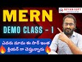 MERN-STACK  DEMO CLASS-1