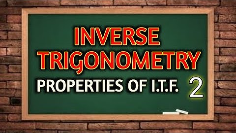 inverse trigonometry class 12 - amit ranjan mathematics | rd sharma exercise 4.8 class 12