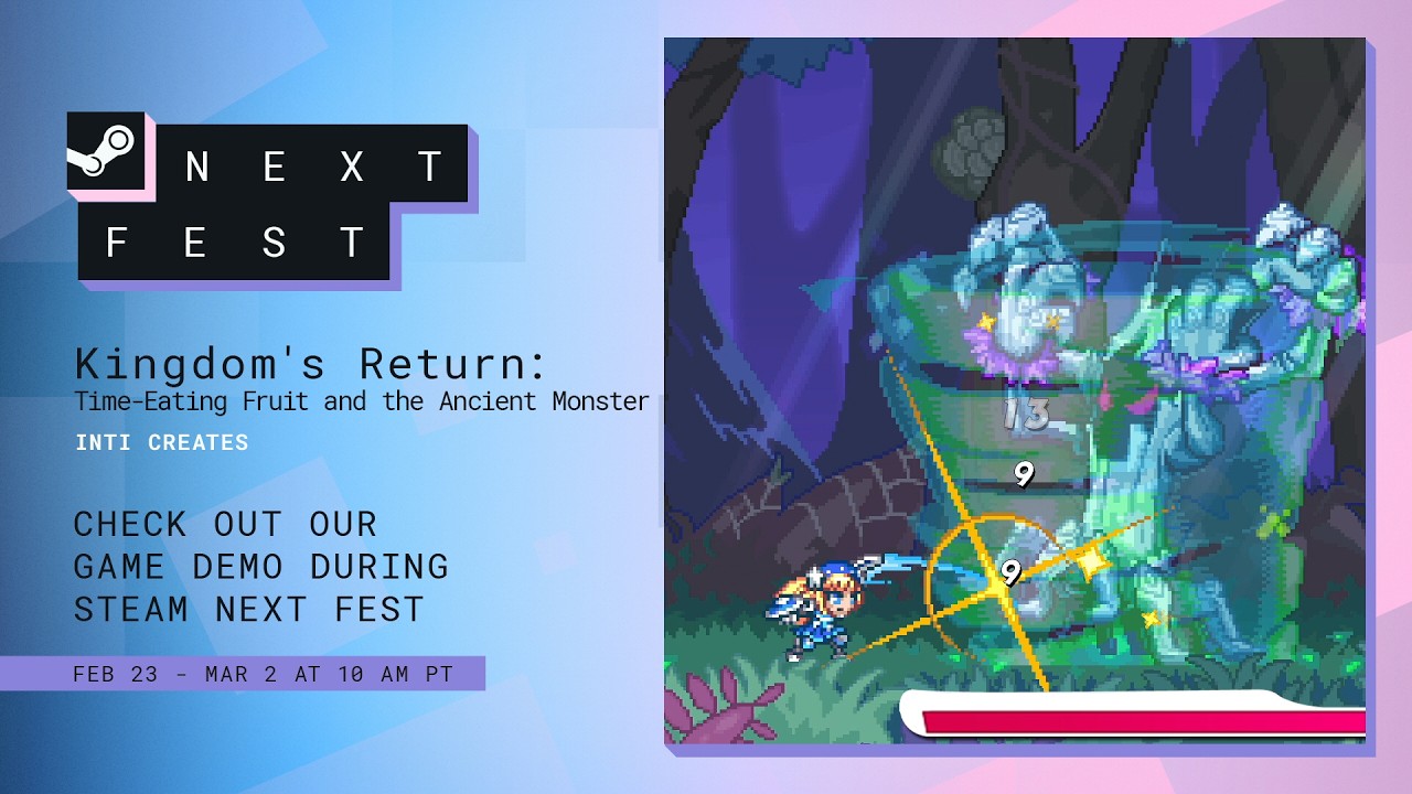 Kingdom's Return: Time-Eating Fruit and the Ancient Monster live from INTI HQ for Steam Next Fest