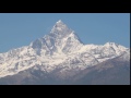 Machhapuchhre himal view from pokhara nepal