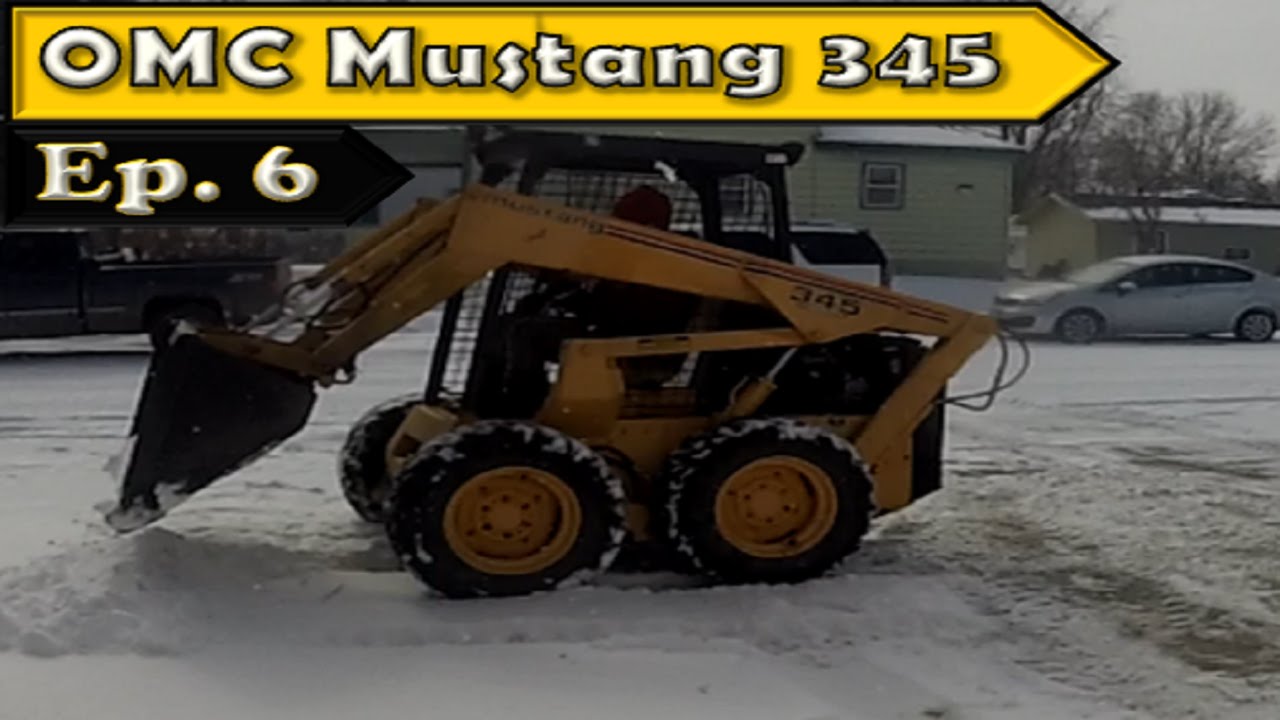 OMC Mustang 345 Skid Steer Its Alive! YouTube