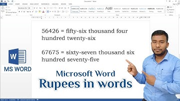 How to Convert Number to Words in Microsoft Word | Convert Numbers to Words