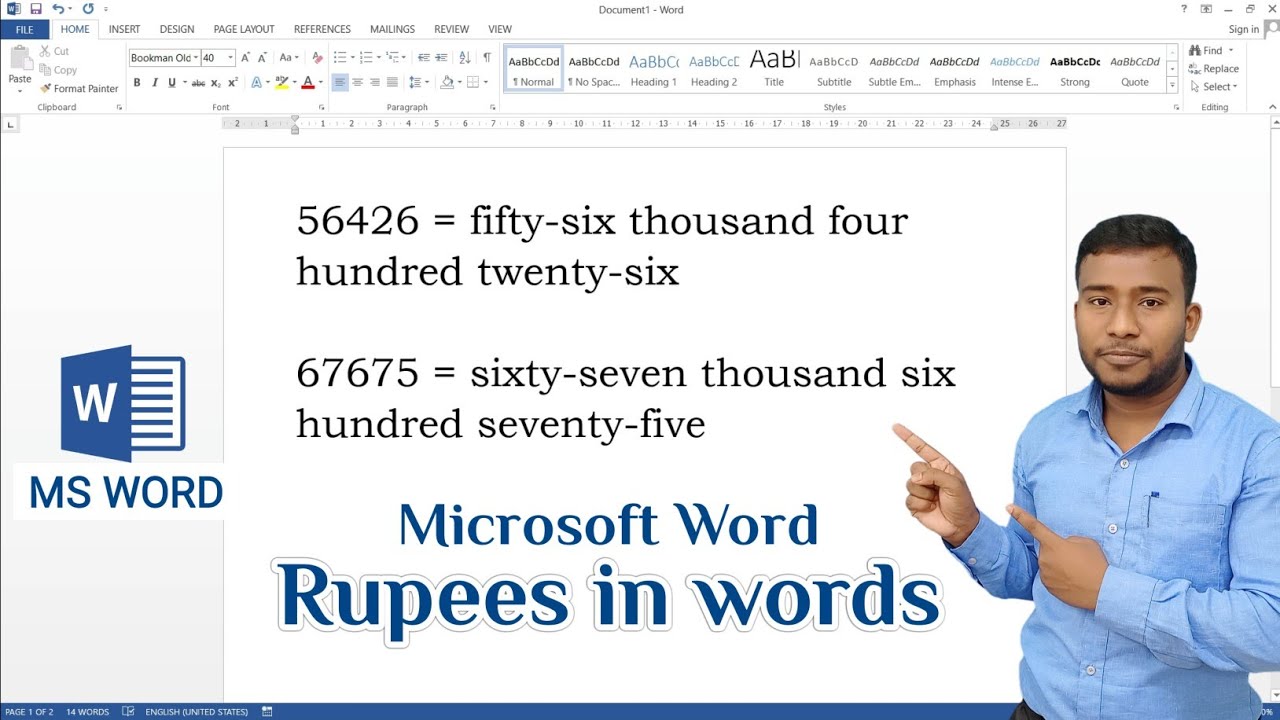 How To Convert Number To Words In Microsoft Word Convert Numbers To How To Convert Number To Words In Microsoft Word Convert Numbers To
