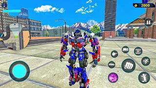 Optimus Prime Multiple Transformation Jet Robot Car Game 2026 - Android Gameplay screenshot 5