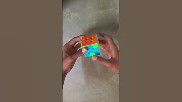 how to solve 3x3 rubiks cube in 11 second #new algorithm #shorts
