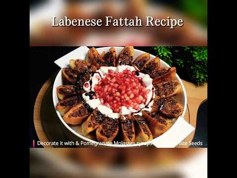 Famous Arabic Sandwich Fatteh with Tahina Sauce I Labenese & Egyptian One of Traditional Recipe