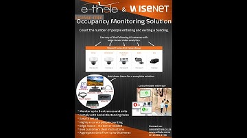 Hanwha Techwin Occupancy Monitoring Application