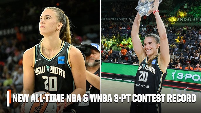 Sabrina Ionescu breaks ALL-TIME 3-Point Contest record for WNBA & NBA 🤯 |  WNBA on ESPN - YouTube
