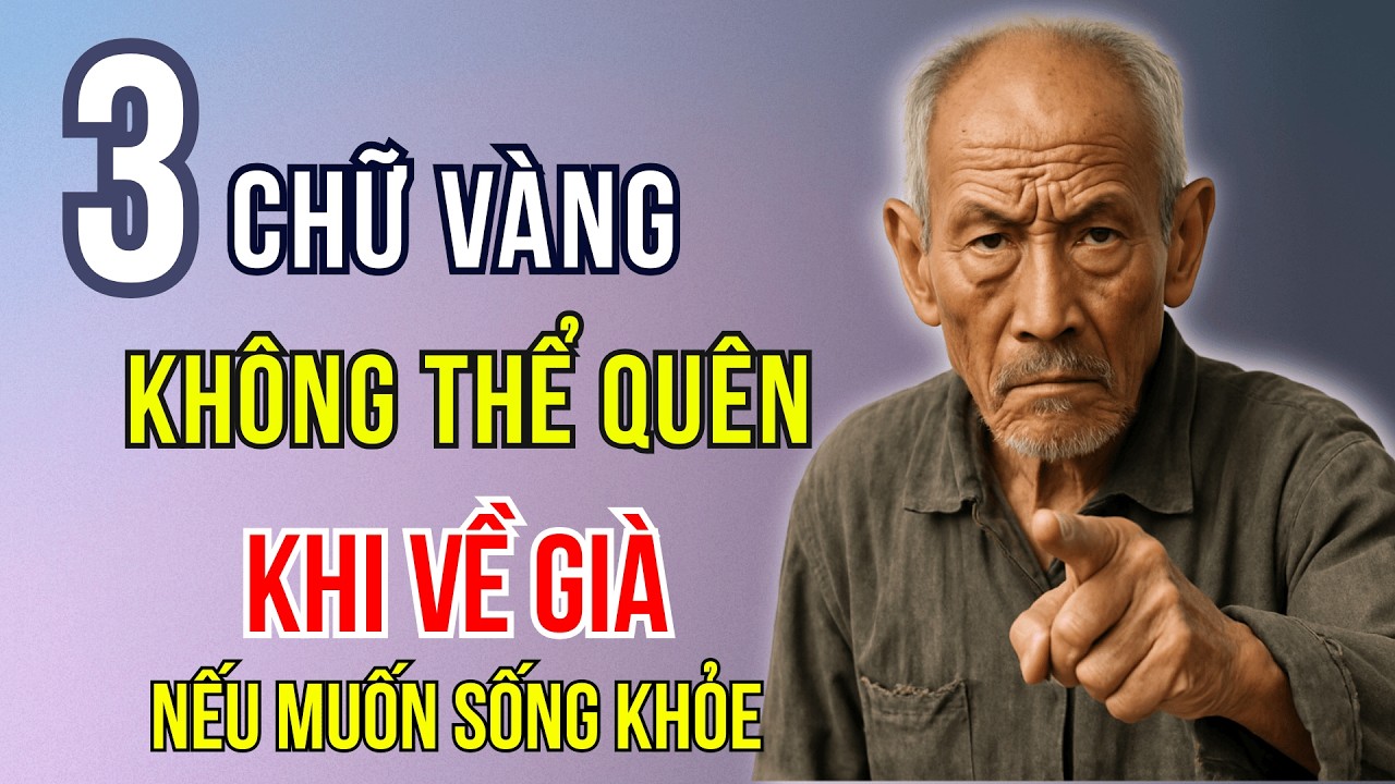 Sau Tuổi 60, Muốn Sống Khỏe Sống Thọ Phải Giữ Đường Ruột Sạch 3 Chữ Vàng Không Thể Quên.