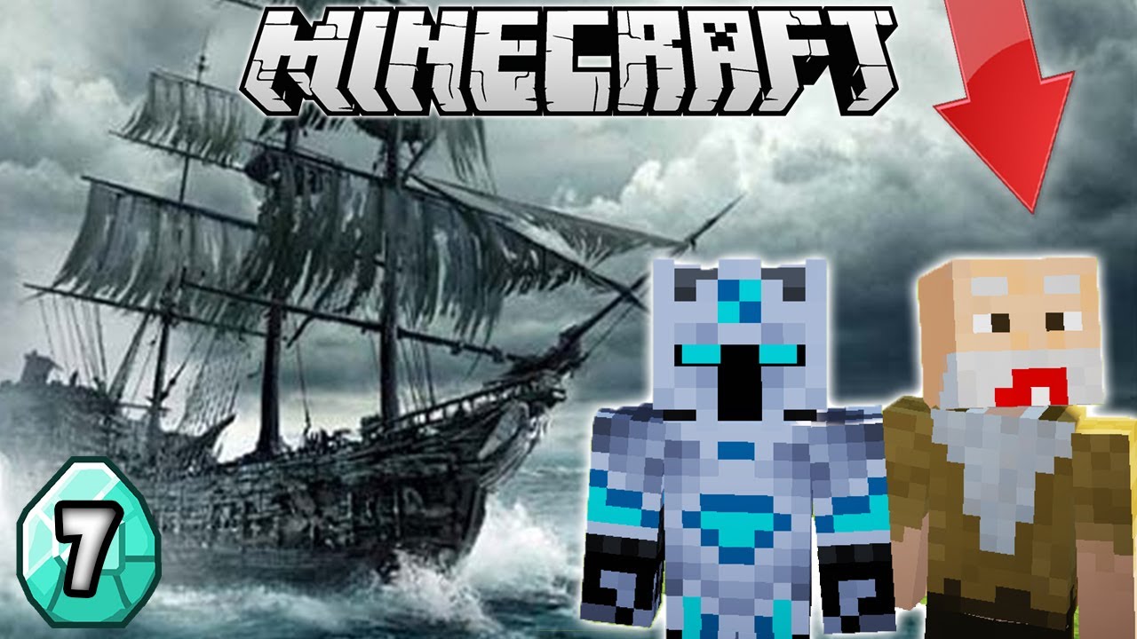 MISTERI KAPAL BAJAK LAUT BERHANTU NYATA DI MINECRAFT 