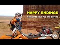 Happy endings riding motorbikes into your 70straction erag