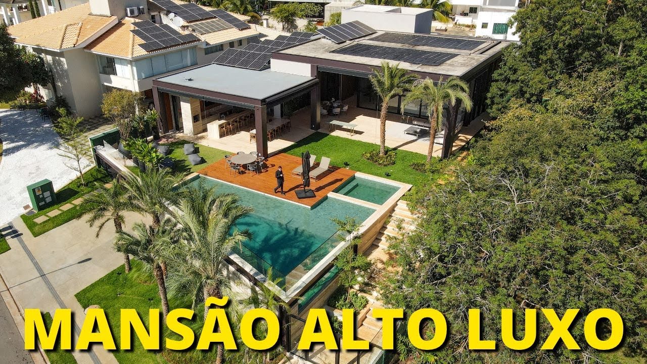 MANSÃO EXTREMAMENTE LUXUOSA À VENDA NO ALPHAVILLE | GOIÂNIA | ÚNICA E IMPRESSIONANTE