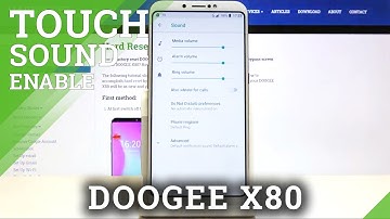 How to Enable Touch Sounds on DOOGEE X80 - Manage System Clicks