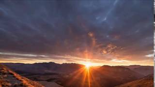ФУТАЖ Рассвет над горами - Footage Sunrise