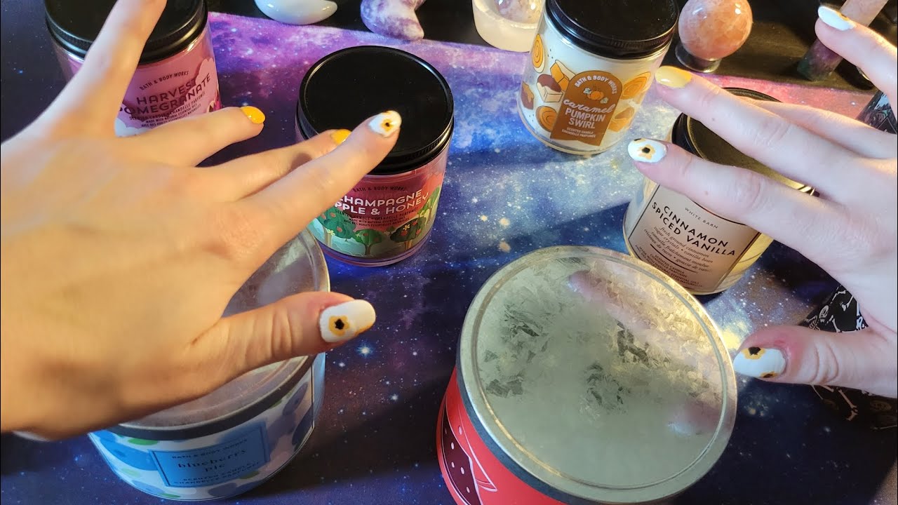 ASMR Candles!! [Soft Speaking, Tapping, Scratching] - YouTube