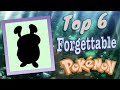 The Top 6 Most Forgettable Pokémon