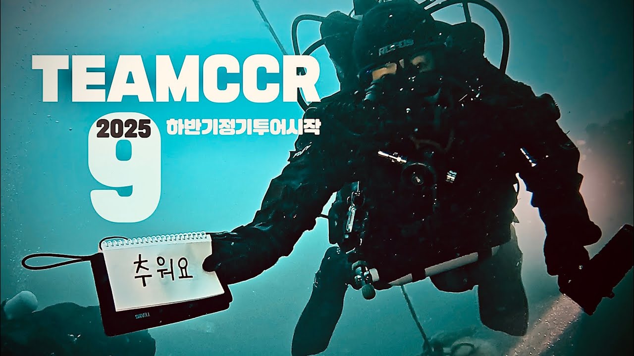 다이빙 하다 추울땐 미리 챙겨온 웻노트를 펼쳐봐. TEAMCCR 202509