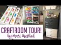 Craft Room Tour using Konmari Method + Organizing my Craftroom Part 3