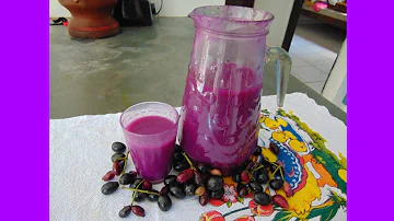 O que se faz com a fruta do jamelão?