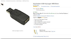 KeyGrabber USB KeyLogger 8MB Black