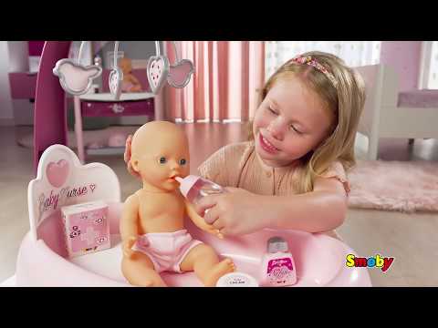 Набор Smoby Baby Nurse по уходу за куклой со светом и звуком 220347 на сайте Babys.ru