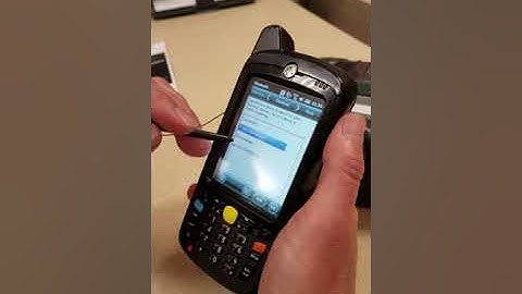 Syncing a printer to MC67 device